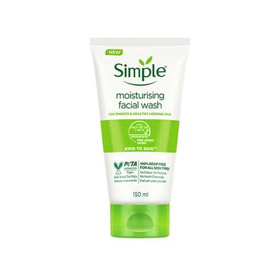 Simple Kind To Skin Moisturising Facial Wash 150 ml - Face Wash & Cleansers