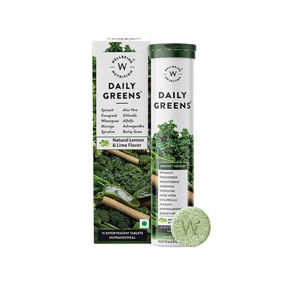 Wellbeing Nutrition Daily Greens Wholefood Multivitamin with Vitamin C, Zinc, B6, B12 for Immunity and Detox - Multi-Vitamins