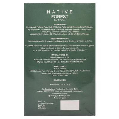 Maryaj Native Forest Eau De Parfume 100 ml - Perfumes (Edt/Edp)