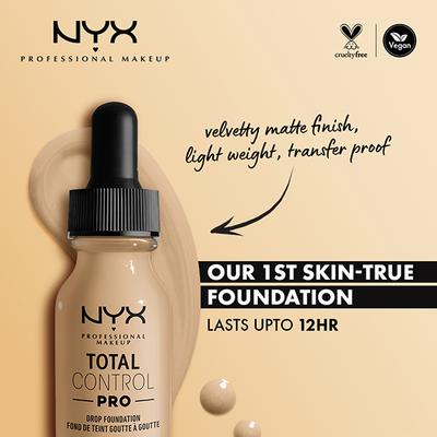 Nyx Professional Makeup Total Control Pro Drop Foundation - Nude 13 ml - Foundation
