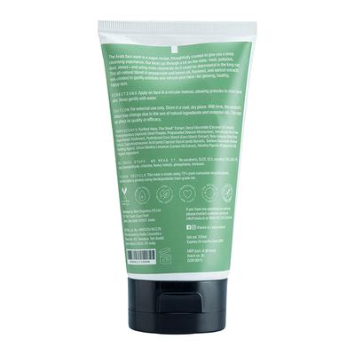 Arata Natural Refreshing Face Wash With Peppermint, Lemon oil & Organic Flaxseed 150 ml - Face Washes