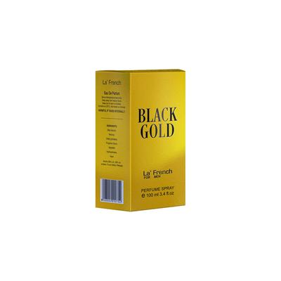 La' French Men's Perfume Spray - Black Gold 100 ml - Men Perfumes (Edt/Edp)