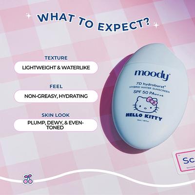 Moody 7D Hydroburst(R) Hybrid Water Sunscreen SPF 50 50 ml - Face Sunscreen