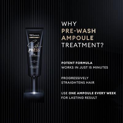 Tresemme Silk Press Pre-Wash Treatment Ampoules 4's - Hair Treatment