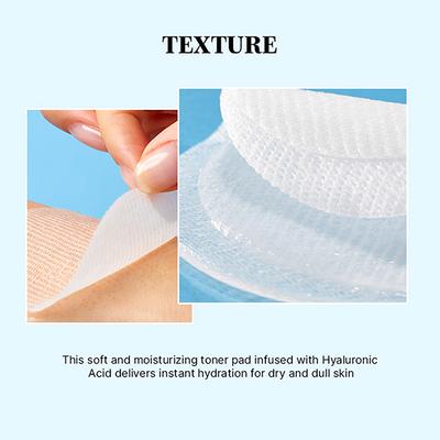 Mixsoon Hyaluronic Acid Toner Pad Hydrating & Soothing Exfoliating Pads for Dewy Skin 180 ml - Toners