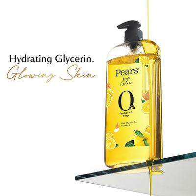 Pears 98% Pure Glycerin Bright Glow Body Wash 750ml - Shower Gels & Body Wash