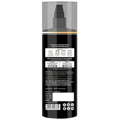 Soulflower Herbal Onion Hair for Silkiness & Stronger Oil 220 ml - Hair Treatment