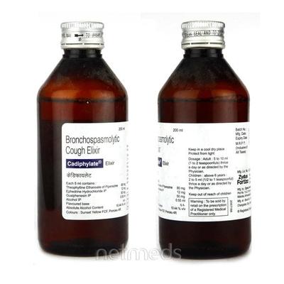 Cadiphylate Elixir 200ml - Asthma/COPD-Ast