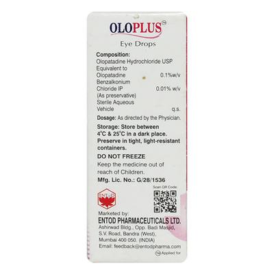 OLOPLUS Eye Drops 5ml - Eye conditions-Oph