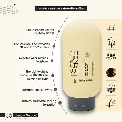 Beauty Garage Scalp Sense Hair & Scalp Conditioner 200 ml - Conditioners