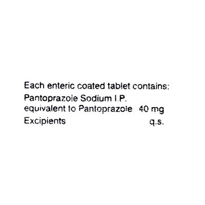 Toprazol 40mg Tablet 10'S - Ulcer/Reflux/Flatulence-Aaa