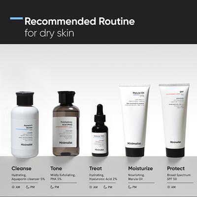 Minimalist Aquaporin 5% Booster with Hyaluronic Acid 100ml - Face Serum