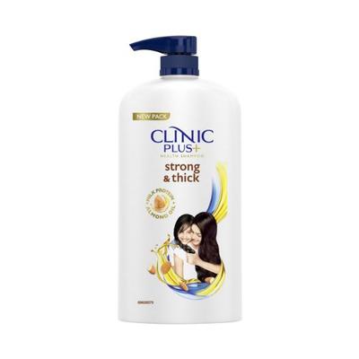 Clinic Plus Strong& Extra Thick Shampoo with Milk Protein and Almond Oil 1000 ml - Shampoos