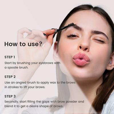 Half N Half The Brow Addition Eyebrow Enhancer Palette with Sleek Spoolie Brush, Delicate Arch-02 8 g - Eyebrow Pencils & Enhancers