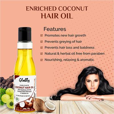 Globus Naturals Coconut Hair Oil 100 ml - Hair Oils