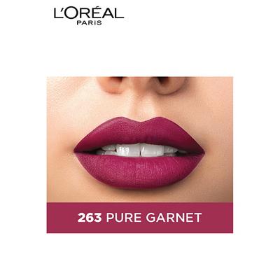 L'Oreal Paris Color Riche Moist Matte Lipstick, 263 Pure Garnet 3.7 Gm - Lipsticks
