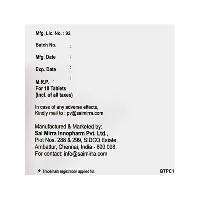 BLOATPILL Tablet 10's - Ulcer/Reflux/Flatulence-GIT