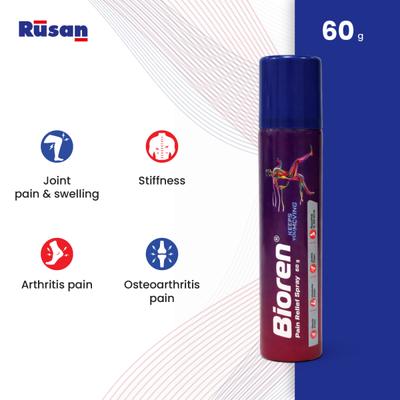 Rusan Bioren Pain Relief Spray 60g - Spray