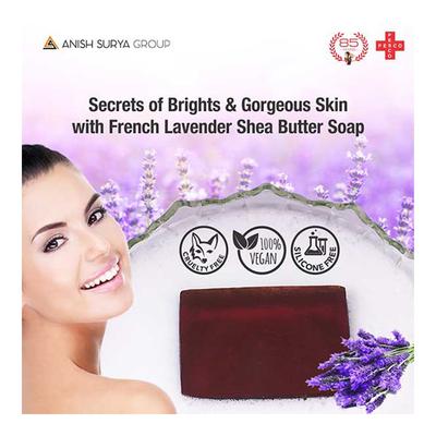 Kesh Nikhar Soap - Lavendar Shea Butter (Pack of 3 x 125 gm) - Soaps
