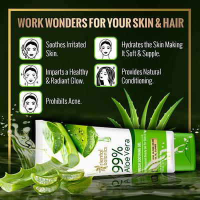Oriental Botanics 99% Aloe Vera Fresh Soothing Gel 100 ml - Face Gels