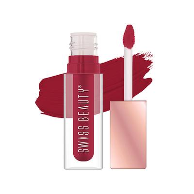 Swiss Beauty Hold Me Matte Liquid Lipstick (Red Chilly) 4.5 ml - Liquid Lipsticks
