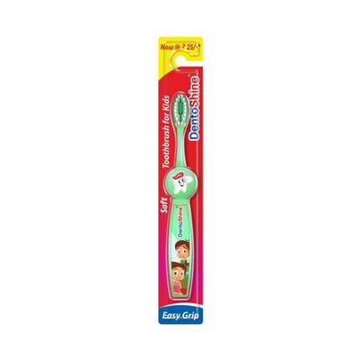 Dentoshine Easy Grip Toothbrush for Kids Green 100 gm - Toothbrushes