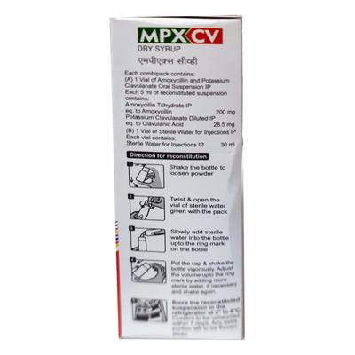 MPX CV Delicious Mango Flavour Dry Syrup 30ml - Bacterial Infections-Pen