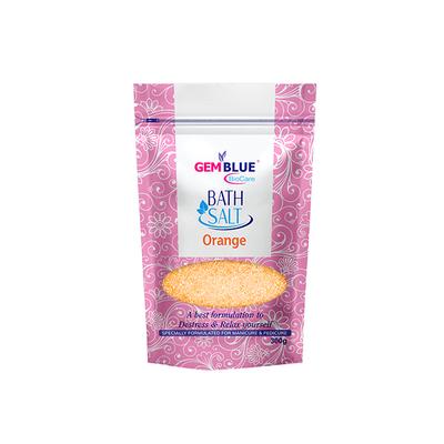 Gemblue Biocare Orange Epsom Bath Salt 300 gm - Bath Salts