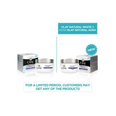 Olay Natural Aura 7 In One Night Cream with Vitamin B3, Pro B5, E 50gm - Face Moisturizers