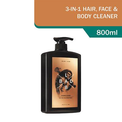 Bad Lab Caveman Cleaner 3-in-1 Hair, Face, Body Shampoo 800 ml - Shower Gels & Body Wash