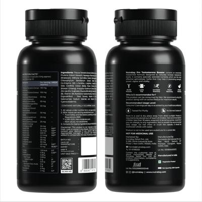 Nutrabay Testosterone Booster Capsule 60 s - Workout Essentials