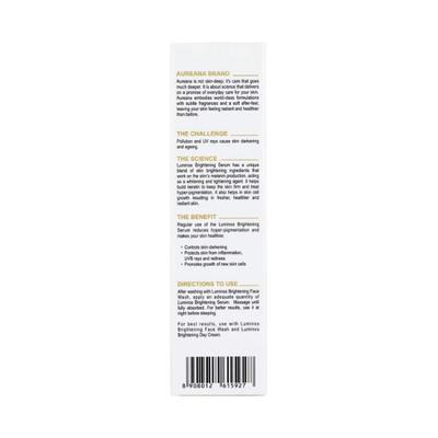 Aureana Luminos Brightening Serum 30 ml - Face Serum