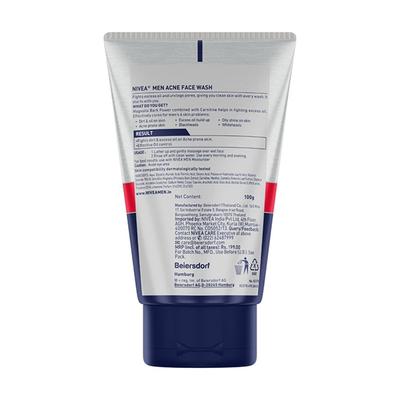 Nivea Men Acne Face Wash 100 gm - Face Wash & Cleansers
