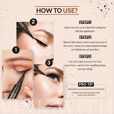 Colorbar X Jacqueline Wink with Love 14HRS Stay Eyeliner Blue Pleasure 2 1ml - Eyeliners