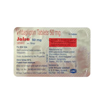 JALRA 50mg Tablet 30's - Diabetes-Ant