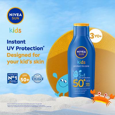 Nivea Sun Kids Lotion Spf50+ 200 ml - Body Sunscreen