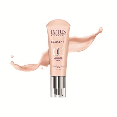 Lotus Make-up Ecostay Cc+ Illuminating Creme Spf-30 Snow Light Ic01 25 gm - Highlighters & Illuminators