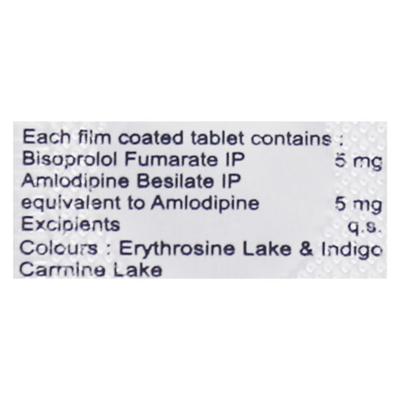 Bisoheart AM 5mg Tablet 10'S - Hypertension-Bet