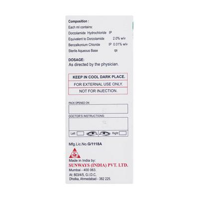 Dorsun Eye Drops 5ml - Glaucoma-Ant