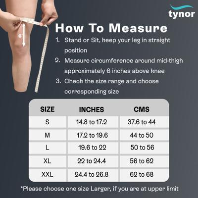 Tynor Knee Support Sportif (Neoprene) (XL) (J 09) - Knee/Leg Supports