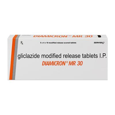 Diamicron MR 30mg Tablet 10'S - Diabetes-Ant