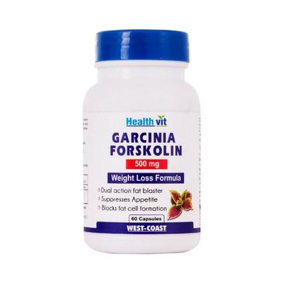 Healthvit Garcinia Forskolin 500MG Extract- Capsules 60's - General Health