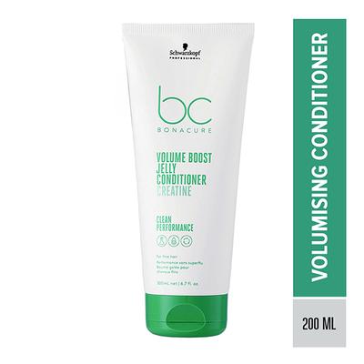 Schwarzkopf Professional Bonacure Volume Boost Jelly Conditioner with Creatine for Fine Hair with Vegan Keratin 200 ml - Conditioners