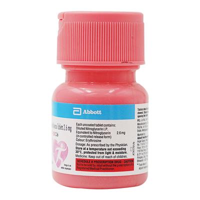 GTN Sorbitrate CR 2.6mg Tablet 30'S - Angina