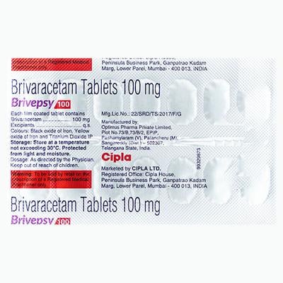 BRIVEPSY 100 Tablet 14's - Epilepsy/Convulsion-Ant