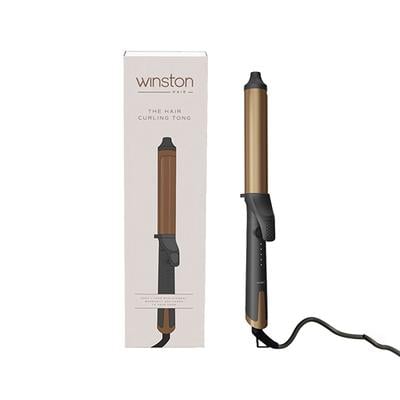 Winston Hair Curler Tong with Adjustable Heat Setting with Ceramic Coating Plate 500 gm - Multi-Stylers