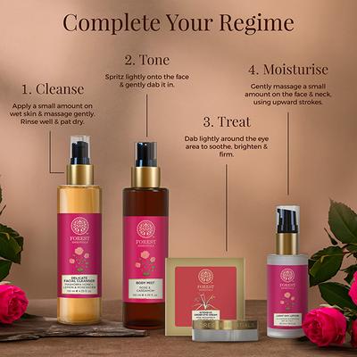Forest Essentials Facial Tonic Mist Pure Rosewater and Fragrant 50ml - Toners