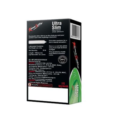 Kamasutra Ultra Slim Ultra Thin Condoms 20's - Plain/Flavoured Condoms