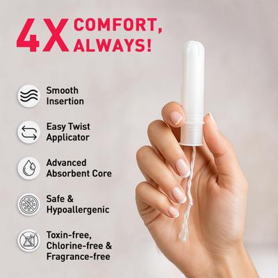 Sirona Worry-Free Periods Applicator Tampons - Heavy Flow 16's - Tampons