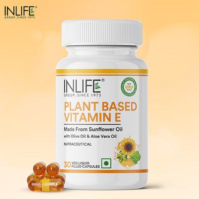 Inlife Plant Based Vitamin E Vegan Liquid Capsule 30's - Digestive Health